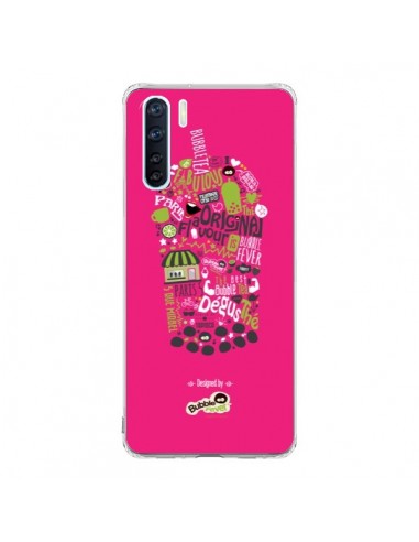 Coque Oppo Reno3 / A91 Bubble Fever Original Flavour Rose - Bubble Fever