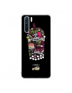 Coque Oppo Reno3 / A91 Bubble Fever Original Flavour Noir...