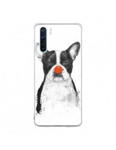 Coque Oppo Reno3 / A91 Clown Bulldog Chien Dog - Balazs...