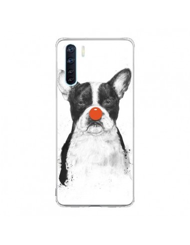 Coque Oppo Reno3 / A91 Clown Bulldog Chien Dog - Balazs Solti