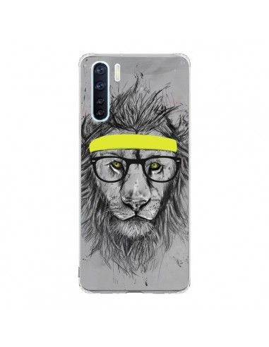 Coque Oppo Reno3 / A91 Hipster Lion - Balazs Solti