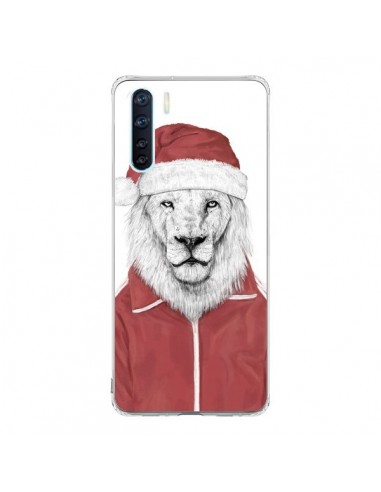 Coque Oppo Reno3 / A91 Santa Lion Père Noel - Balazs Solti