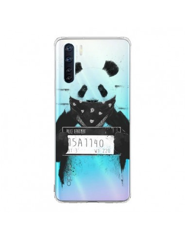 Coque Oppo Reno3 / A91 Bad Panda Transparente - Balazs Solti