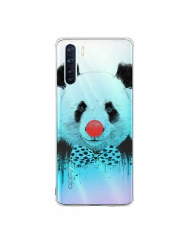 Coque Oppo Reno3 / A91 Clown Panda Transparente - Balazs Solti