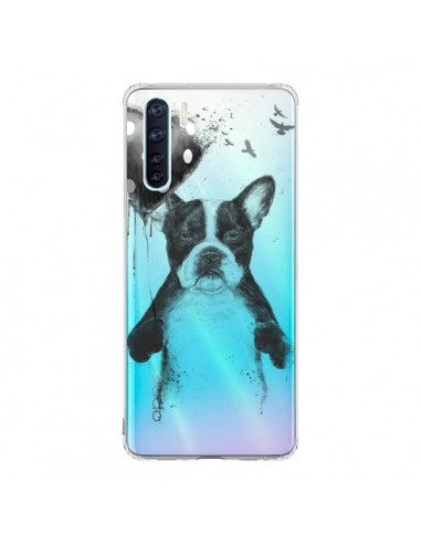 Coque Oppo Reno3 / A91 Love Bulldog Dog Chien Transparente - Balazs Solti