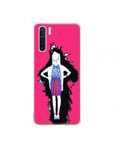 Coque Oppo Reno3 / A91 Lola Femme Fashion Mode Rose - Cécile