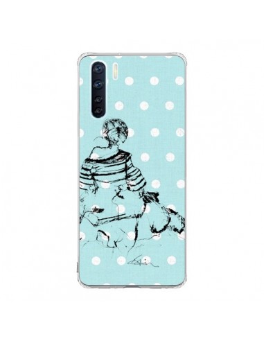 Coque Oppo Reno3 / A91 Croquis Pois Femme Fashion Mode - Cécile