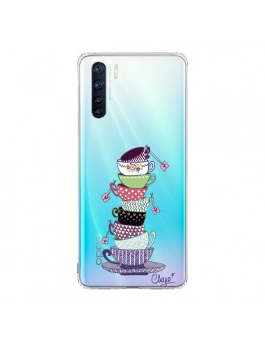 Coque Oppo Reno3 / A91 Tasses de The Transparente - Chapo