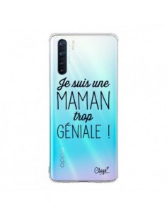 Coque Oppo Reno3 / A91 Je suis une Maman trop Géniale...