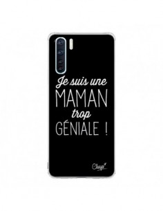 Coque Oppo Reno3 / A91 Je suis une Maman trop Géniale -...