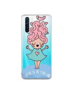 Coque Oppo Reno3 / A91 Love Is In The Air Fillette...
