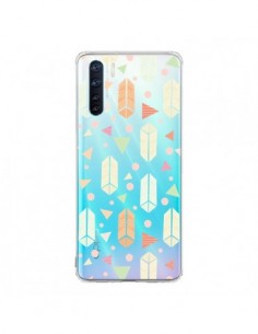 Coque Oppo Reno3 / A91 Arrow Fleche Azteque Transparente...