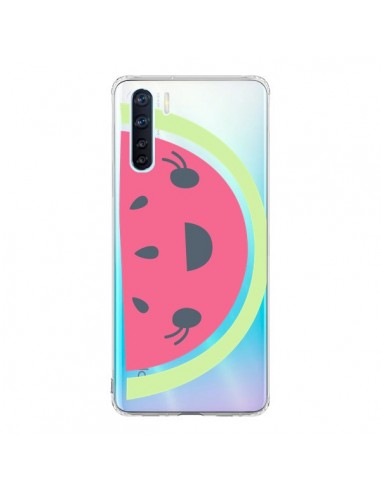 Coque Oppo Reno3 / A91 Pasteque Watermelon Fruit Transparente - Claudia Ramos