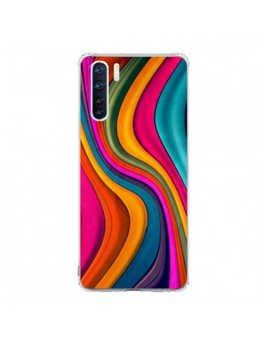 Coque Oppo Reno3 / A91 Love Color Vagues - Danny Ivan