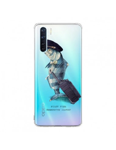 Coque Oppo Reno3 / A91 Pilot Fish Poisson Pilote Transparente - Eric Fan