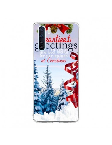 Coque Oppo Reno3 / A91 Voeux Joyeux Noël - Eleaxart