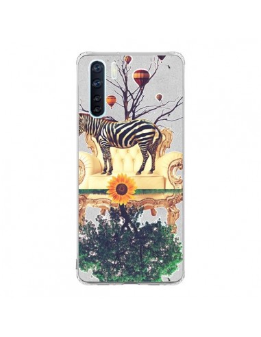 Coque Oppo Reno3 / A91 Zebre The World - Eleaxart