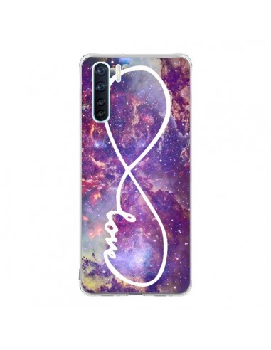 Coque Oppo Reno3 / A91 Love Forever Infini Galaxy - Eleaxart