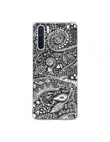 Coque Oppo Reno3 / A91 Azteque Noir et Blanc - Eleaxart