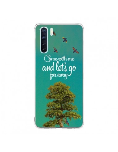 Coque Oppo Reno3 / A91 Let's Go Far Away Tree Arbre - Eleaxart