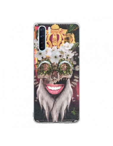 Coque Oppo Reno3 / A91 My Best Costume Roi King Monkey Singe Couronne - Eleaxart