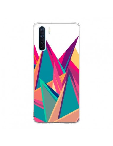 Coque Oppo Reno3 / A91 Triangles Intensive Pic Azteque - Eleaxart