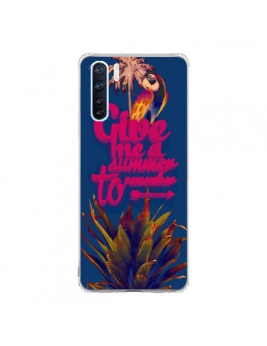 Coque Oppo Reno3 / A91 Give me a summer to remember souvenir paysage - Eleaxart