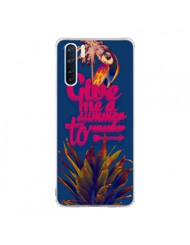 Coque Oppo Reno3 / A91 Give me a summer to remember souvenir paysage - Eleaxart