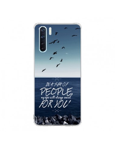 Coque Oppo Reno3 / A91 Sea Mer Plage - Eleaxart