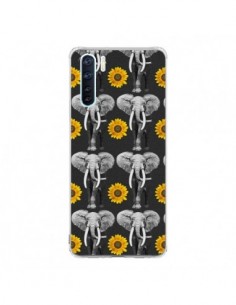 Coque Oppo Reno3 / A91 Elephant Tournesol - Eleaxart