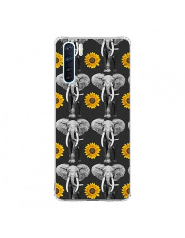 Coque Oppo Reno3 / A91 Elephant Tournesol - Eleaxart