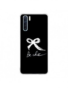 Coque Oppo Reno3 / A91 Be Chic Noeud Papillon Blanc -...