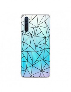 Coque Oppo Reno3 / A91 Lignes Triangles Grid Abstract...