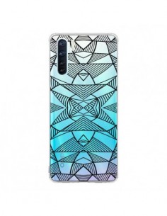 Coque Oppo Reno3 / A91 Lignes Miroir Grilles Triangles...