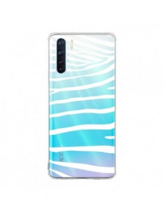 Coque Oppo Reno3 / A91 Zebre Zebra Blanc Transparente -...