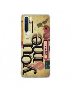 Coque Oppo Reno3 / A91 Me And You Love Amour Toi et Moi -...