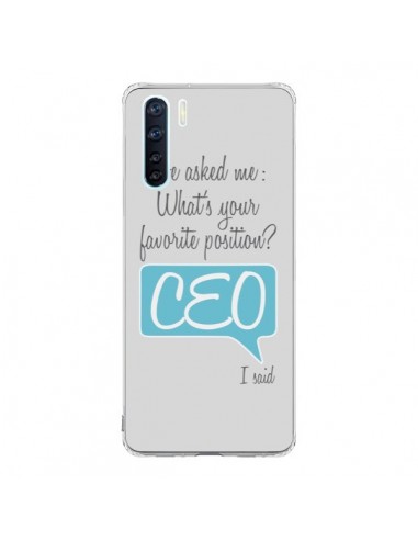 Coque Oppo Reno3 / A91 What's your favorite position CEO I said, bleu - Shop Gasoline