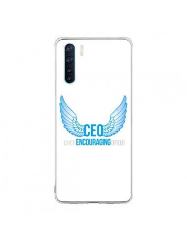 Coque Oppo Reno3 / A91 CEO Chief Encouraging Officer Bleu - Shop Gasoline