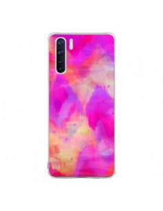 Coque Oppo Reno3 / A91 Coeur Tribal Rose - Ebi Emporium
