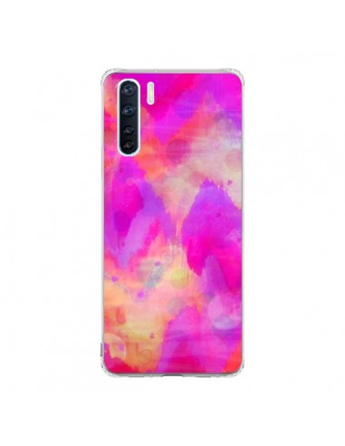 Coque Oppo Reno3 / A91 Coeur Tribal Rose - Ebi Emporium