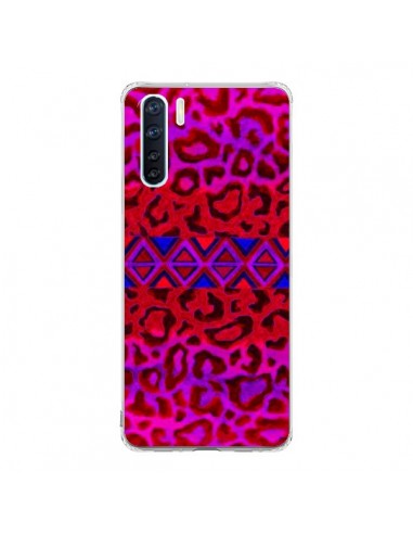 Coque Oppo Reno3 / A91 Tribal Leopard Rouge - Ebi Emporium