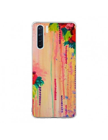 Coque Oppo Reno3 / A91 Strawberry Confetti Flowers - Ebi Emporium