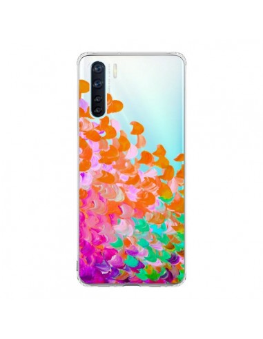 Coque Oppo Reno3 / A91 Creation in Color Orange Transparente - Ebi Emporium