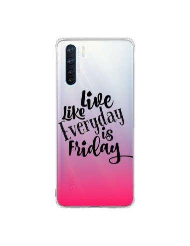 Coque Oppo Reno3 / A91 Everyday Friday Vendredi Live Vis Transparente - Ebi Emporium