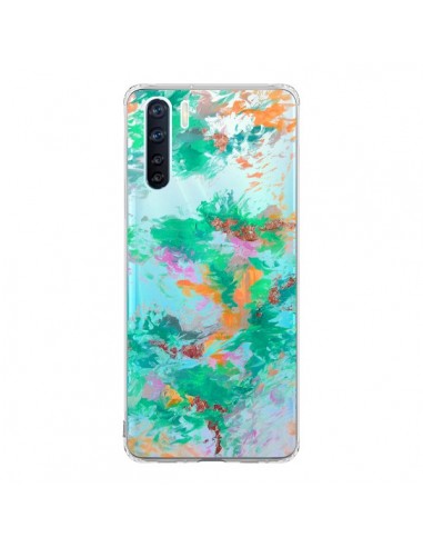 Coque Oppo Reno3 / A91 Mermaid Sirene Fleur Flower Transparente - Ebi Emporium