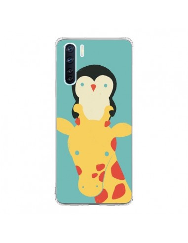 Coque Oppo Reno3 / A91 Girafe Pingouin Meilleure Vue Better View - Jay Fleck