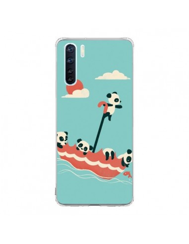 Coque Oppo Reno3 / A91 Parapluie Flottant Panda - Jay Fleck