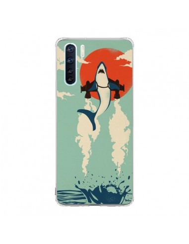 Coque Oppo Reno3 / A91 Requin Avion Volant - Jay Fleck