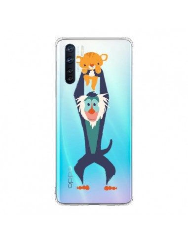 Coque Oppo Reno3 / A91 Futur Roi Lion King Rafiki Transparente - Jay Fleck