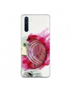 Coque Oppo Reno3 / A91 Bright Pink Femme - Jenny Liz Rome